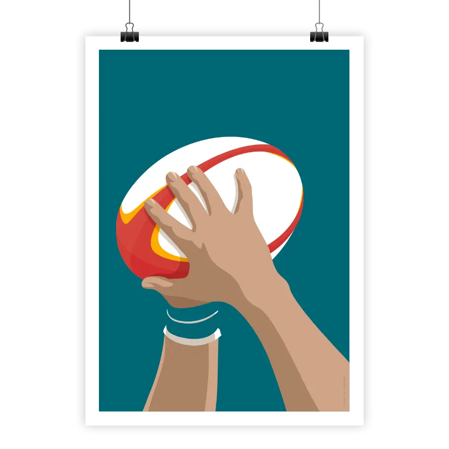 touche_rugby2-directgraphic.webp Poster ballon de rugby i-Art avec design dynamique sportif