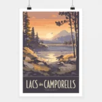 Poster Camporells Les lacs