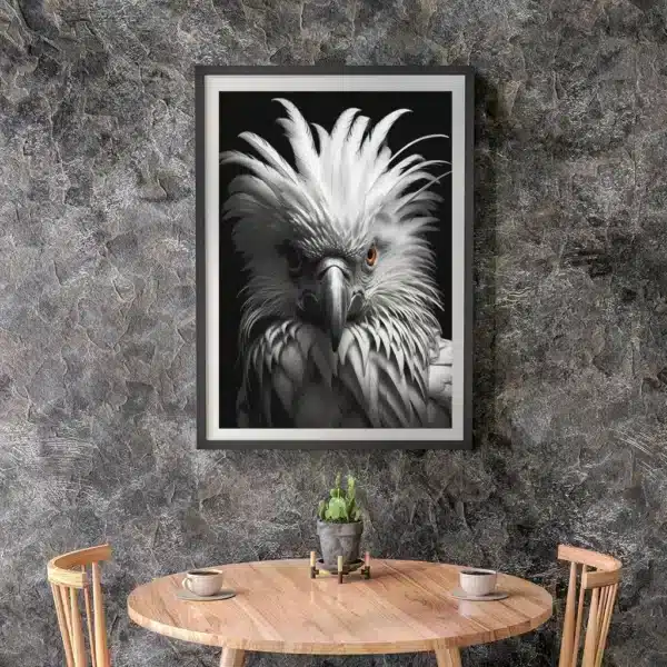 Rapace deco by i-Art displayed in a living room setting