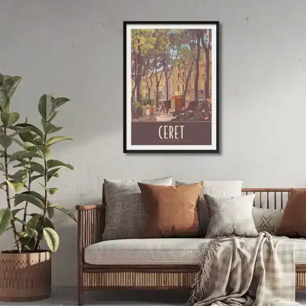 Poster Céret Les platanes – Image 3