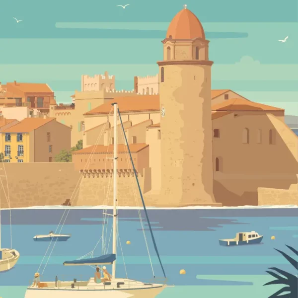 Affiche Collioure La baie – Image 2