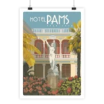 Poster hotel pams perpignan © Direct Graphic