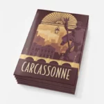 Magnets Carcassonne la Bastide with city scene design