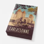 Magnets Carcassonne la porte featuring medieval gate design.