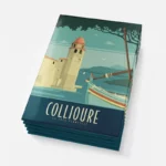 Vintage-inspired Magnets Collioure retro in vibrant colors