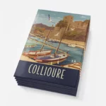 Colorful magnets featuring Collioure le chateau scenery.