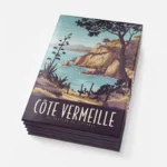 Magnets Côte Vermeille with vibrant coastal scenery design.
