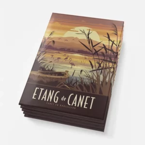 Colorful Magnets Etang de Canet showcasing picturesque landscape design