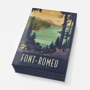 Magnets Font-Romeu été Les Bouillouses scenic souvenir