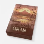 Magnets Gruissan sunset displaying vibrant coastal evening scene