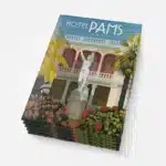 Colorful Hotel Pams Perpignan magnet with artistic design.