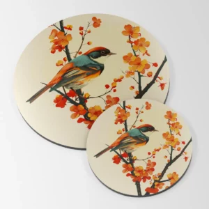 Plaque déco. oiseau #1