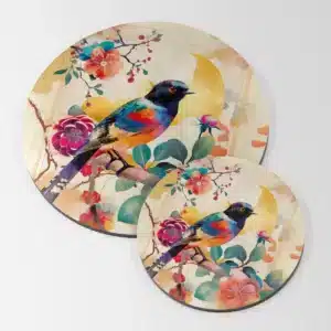 Plaque déco. oiseau #4