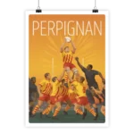 affiche rugby perpignan