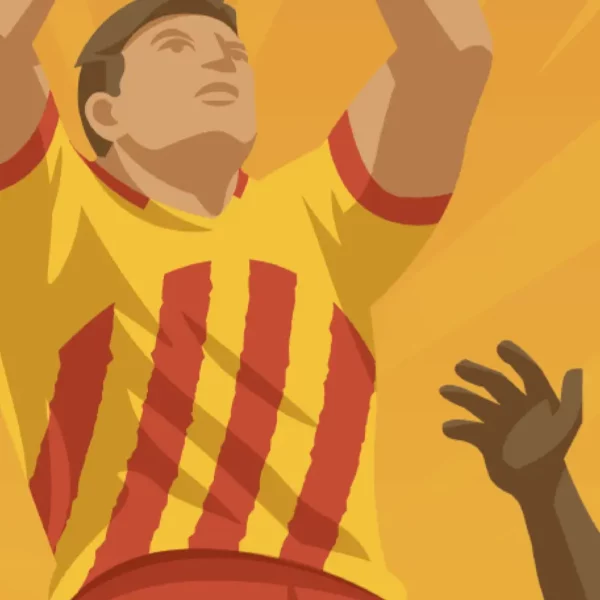 affiche rugby perpignan détail