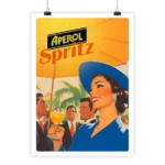 Affiche Spritz retro in vibrant pop art style by i-Art.