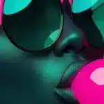 Pop Art Poster Bubble gum style with vibrant, minimal typo design.