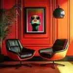 Poster Sol illuminate in a bright, vintage pop art style display.