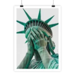 Statue of Liberty altered concept, Liberté atterrée by i-Art.