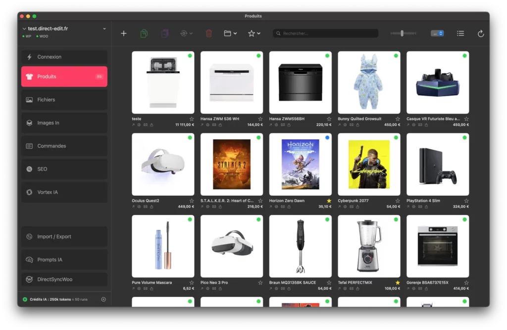 directsyncwoo panel desktop app to woocommerce